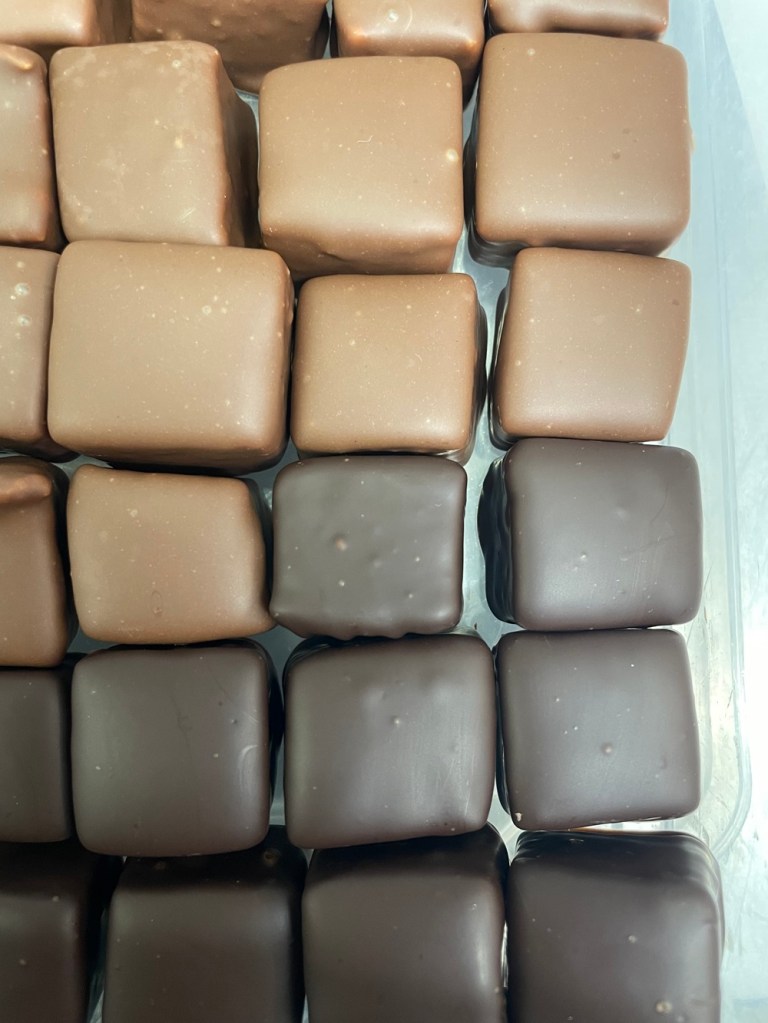 Guimauves enrobées de&nbsp;chocolat