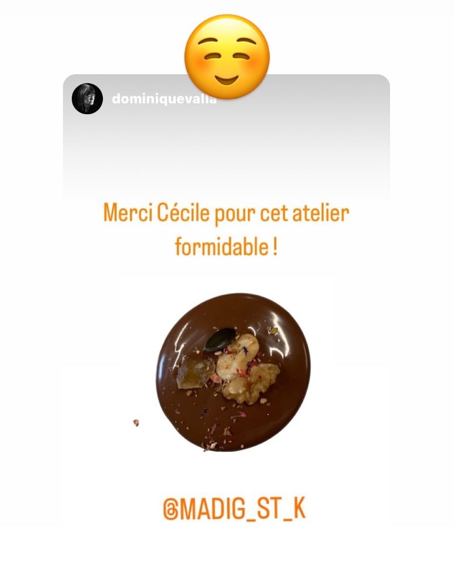 Avis "Merci Cécile pour cet atelier formidable !"
