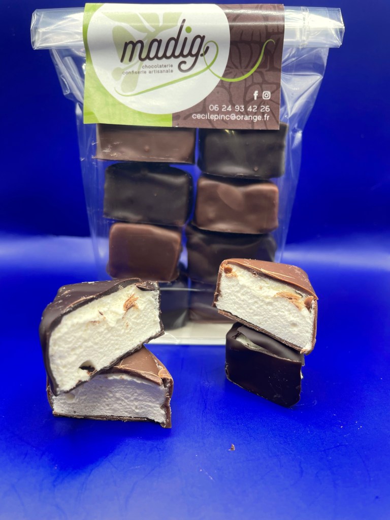 Guimauves enrobées de&nbsp;chocolat